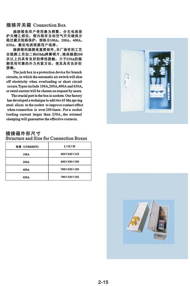 插接開關(guān)箱